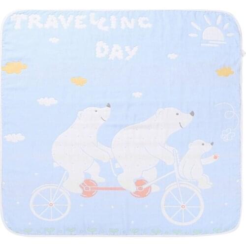 28EC Baby Muslin Bath Towel Infant Soft Cotton Receiving Blanket Newborn Swaddle Wrap
