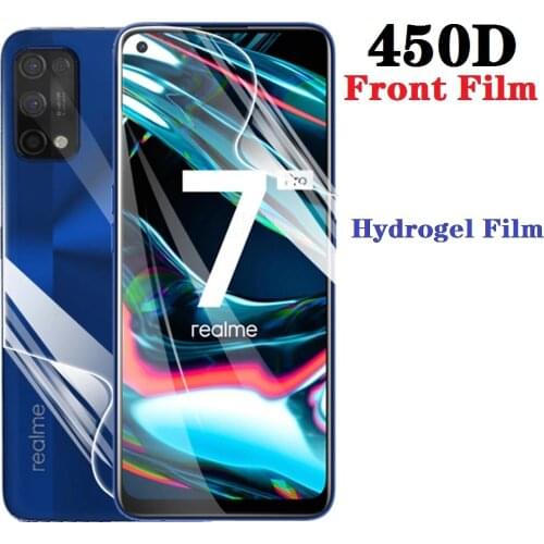 Full glue protective Hydrogel Film For Realme xt x2 6 7 8 x50 pro GT Neo 5G screen protector Hydrogel Film