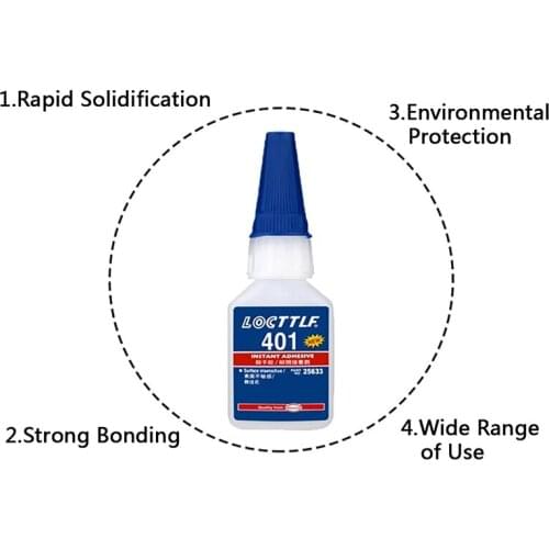 Hot Useful 401 Rapid Fix Instant Fast Adhesive Bottle Stronger Super Glue Multi-Purpose Jewelry Stone Quick Dry Universal Glue
