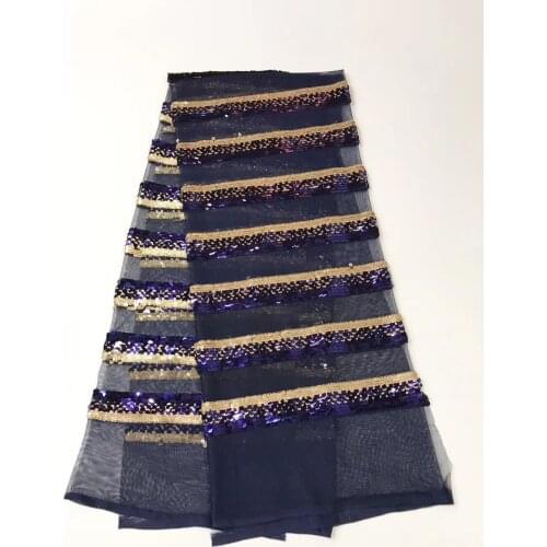 Latest African French Lace Fabric High Quality Guipure Lace Fabric Sequins Embroidered Tulle Lace Fabric For Wedding Lace X18962