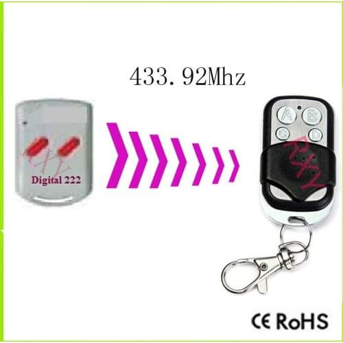 Marantec Digital 222 remote control 433.92mhz gate garage door Marantec Digital 433mhz remote control with battery
