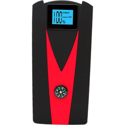 12000mAh Auto Truck Car Jump Starter Power Bank Battery Booster Charger w/LED Flashlight-US Plug