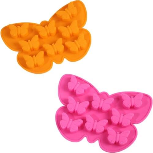 Silicone Butterfly Baking Mold Cake Decoration Chocolate Handmade Diamonds Biscuit Muffins Soap DIY Tool
