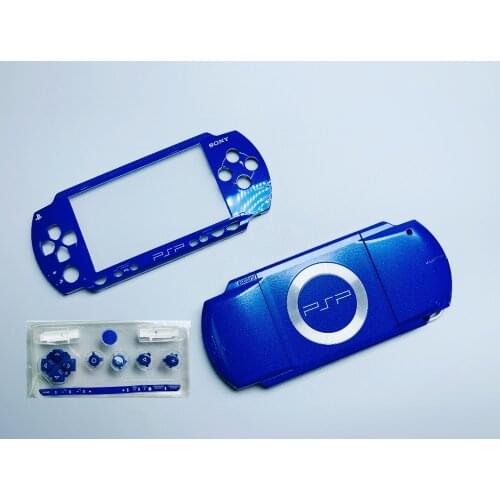 Replacement Complete Shell Buttons Housing Shell Cover Case for Sony PSP1000 With Button + Screws for PSP 1000 Console