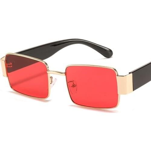 Ins Fashion Luxury Small Rectangle Sexy Women Sunglasses UV400 Brand Designer Vintage Men Ladies Sun Glasses Shades Eyeglasses