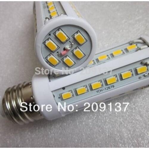 Super Bright LED Corn Light Bulb SMD5630/5730 E27 B22 E14 10W 15W AC/DC12V 42 LEDs 57 Led,360 degree LED spotlight free shipping