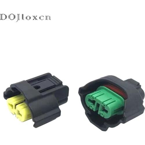 1 Set 2 Pin Housing H11 Bulb For Fog Light Electrical Auto Car Waterproof Harness Black Plug With Terminal And Seal Rubber