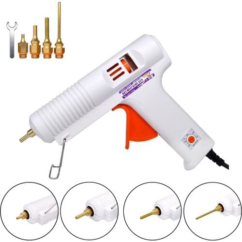 150W 100W EU Plug Hot Melt Glue Gun Professional High Temperature Adjustable Graft Repair Tool Electric Heat Gun DIY Thermo Tool