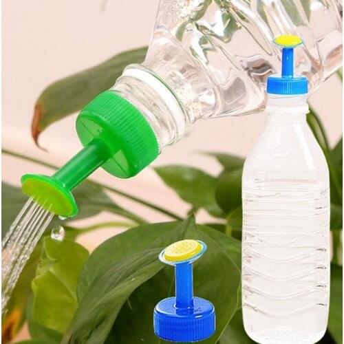 2pcs Water Bottle Sprayer Small Gardening Tools Watering Sprinkler Household Potted Plant Waterer Portable