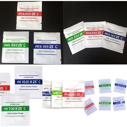 3 /5/15 Bags/set High Quality 4.01 7.00 10.01 H Buffer Solution Powder for PH Test Meter Measure Calibration
