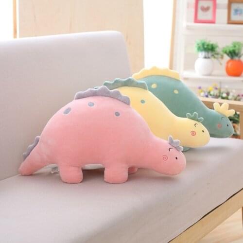 30/45cm Cute Colorful Dinosaur Stuffed Soft Cartoon Tyrannosaurus for Kids Children Gift Plush Doll Toy