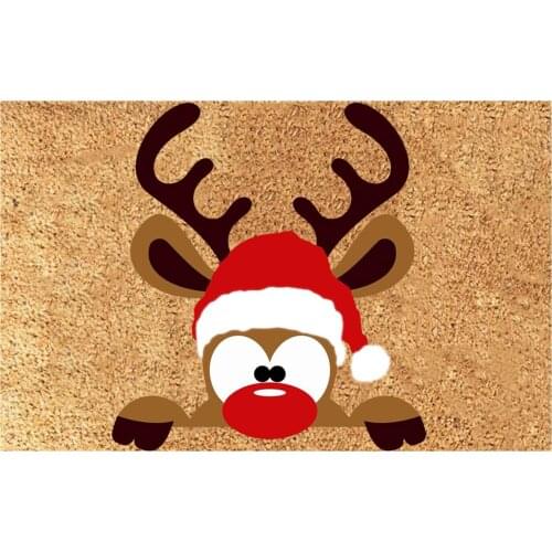 40x60cm Lovely Christmas Floor Mat Entrance Doormat Floor Rug Anti-slip Door Mat Bathroom Kitchen Mat Kitchen Carpet Home Decor