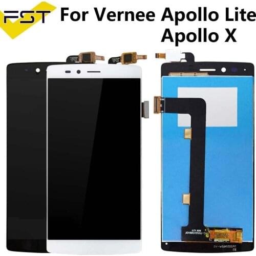 For Vernee Apollo Lite LCD Display + TP Touch Screen Digitizer Assembly Lcds 5.5" For Vernee Apollo X Mobile Phone