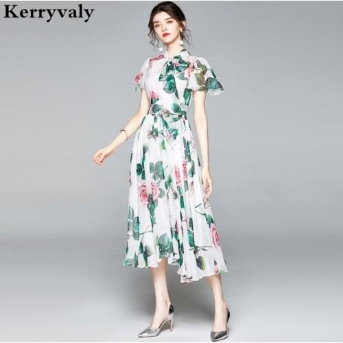 Kerryvaly Summer Chiffon Dresses