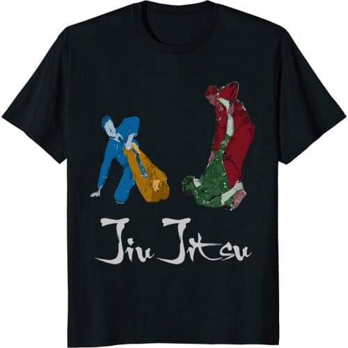 Short Sleeve Cool Casual Jiu Jitsu Trainer T-Shirt, Brazilian Jiu Jitsu BJJ Gift Tee O-Neck T Shirt Men