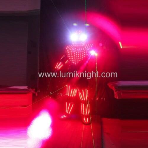 LED Dancing robot costume