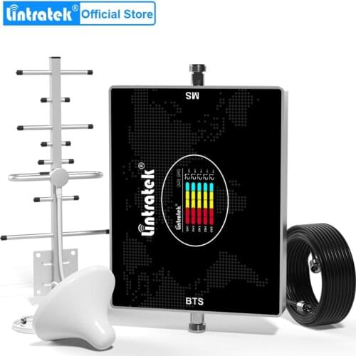 Lintratek Amplificador gsm 2g 3g 4g Signal booster amplifier Mobile Phones Communication Internet amplifier LTE 70dB five band