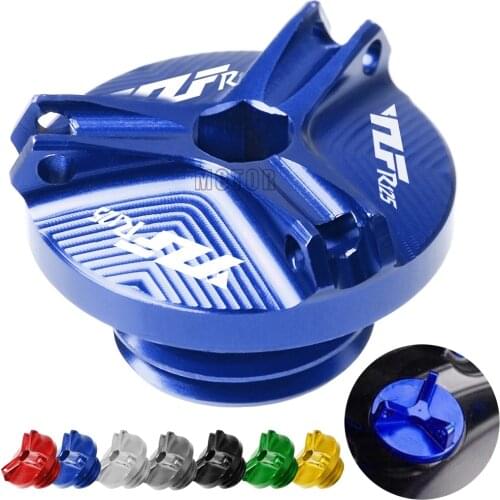 For Yamaha YZF-R125 2008-2015 2014 2013 2012 2011 YZFR125 YZF R125 Motorcycle Engine Oil Filter Cup Plug Cover Screw Accessories