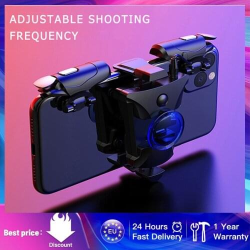 New Product PUBG Mobile Phone Gaming Trigger Deformable Gamepad For PUBG Gamepad Game Turbo Fire Button Shooting Aim Trigger