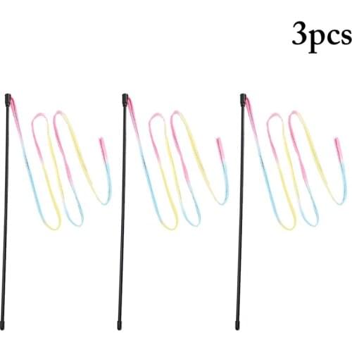 3PCS Cat String Wand Toy Creative Funny Cat Interactive Wand Cat Exercise Toy Cat Funny Toy Pet Playing Toy Supplies