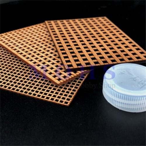 Sailboat model accessories 1.5 mm 2 mm 3 mm grating cover plate grille blind flange butt plate