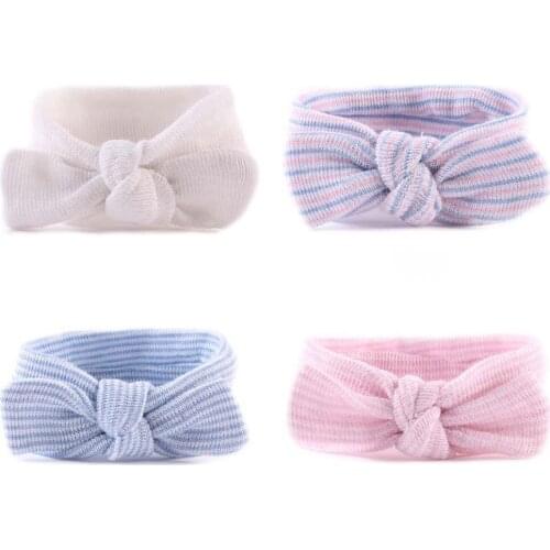 Baby Girl Headbands Knitted Newborn Baby Rabbit Ear Haarband Turban Infant Head Bands Hairbands For Kids Girls Hair Accessories