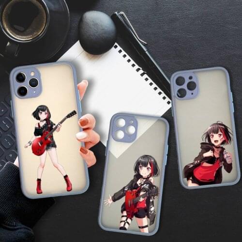 Friendship Bang Dream Afterglow Ran Phone Case Shockproof Trasparent For IPhone 11 12 Pro Max Mini XR X XS 7 8 Plus Gray Cover