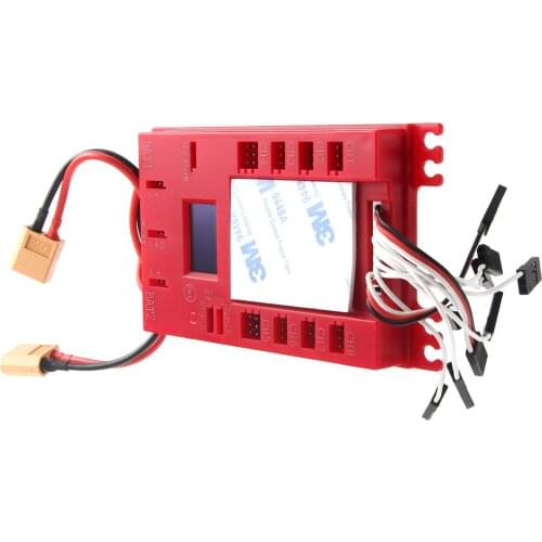 Rccskj #4104 Mini Power DP Pro 9 Channel IN 18 Way Out For Servo Section Board Integrated CDI Kill Swtich