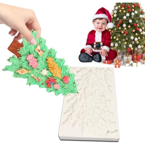 Christmas Tree Cake Mould 3D Stereo Christmas Cookie Mold Gingerbread 2