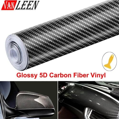 DIY 5D Gloss For Audi A1 A2 A3 A4 A5 A6 A7 A8 Q5 D4 4F SLINE S3 S4 S5 S6 RS RS3 RS4 RS5 RS6 Carbon Fiber Wrap Decal Stickers