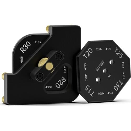 KKmoon Router Corner Jig Corner Radius Template Guide 15/20/25/30mm Quick Release Routing Jig for Woodworking