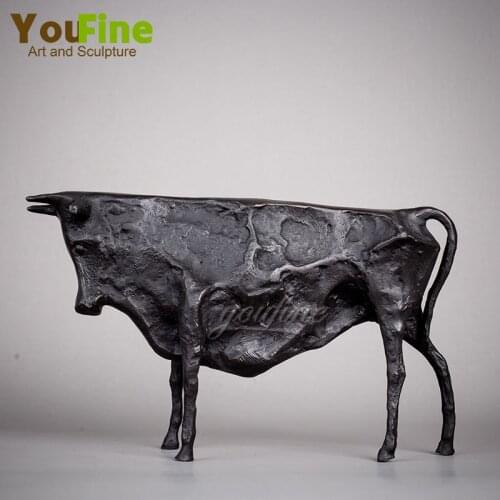 Wall Street Bronze Bull Statue Wall Street Charging Bull Sculpture Bronze Cast Bull Statues For Home Office Decoration Gift Craf