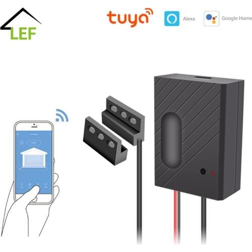 WiFi Garage Door Opener Smart Gate Door Controllor Compatible With Alexa Echo Google Home Smart Life Tuyasmart IOS Android APP