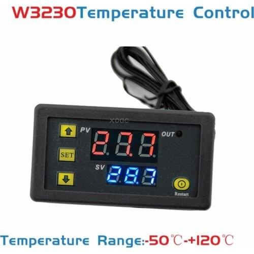 W3230 DC 12V 20A Digital Temperature Controller -50-120C Thermostat Regulator A02 dropshipping