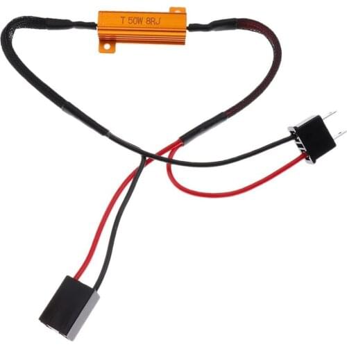 Charging Resistor LED H7 Conduit Adapter Decoder Canceller