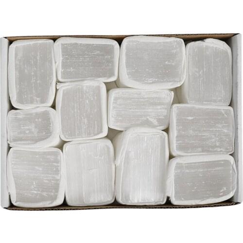 1box Natural Selenite Stones Chakra Stones Energy Healing Raw Minerals Crystals Specimen Home Decor Living Room Decoration