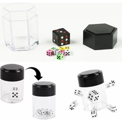 1PC Explode Explosion Dice Easy Magic Tricks For Kids Magic Prop Novelty Funny Toy Close-up Performance Joke Prank Toy
