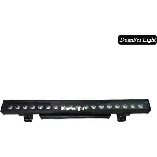 10lot 18pcs 10watt rgbw 4in1 led wall washer light dmx512 pixel bar led ip65 washing effect