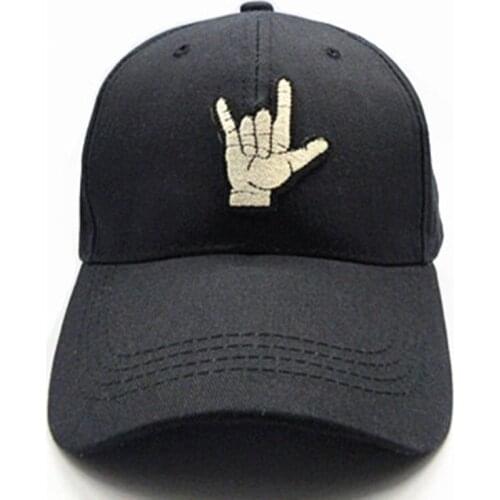 2021 Good Gesture Embroidery Cotton Baseball Cap Hip-hop Cap Adjustable Snapback Hats for Men and Women 68