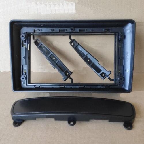 Car Fascia Navigation Panel Dash Frame Kit For 9" Android Multimedia Player For Sorento High Configuration 2013 2014