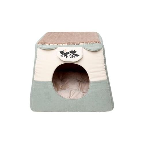 Cat House Four Seasons Pet Bed Can Be Removed And Washed Sofa Cat Tunnel Closed Cat Toy Supplies