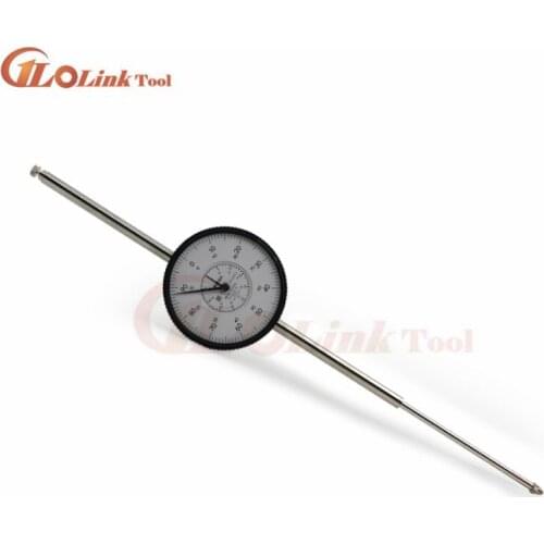 Dial Indicator White Dial 0-100mm Range 0.01mm Grad 0-100 Reading large indicator gauge Measuring Tool