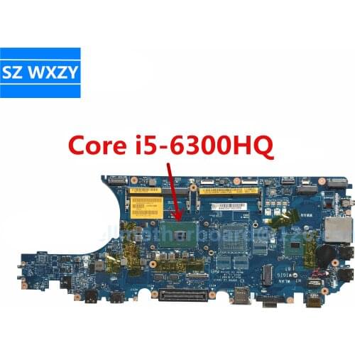 CN-0CHM56 0CHM56 For Dell Latitude E5570 Laptop Motherboard With i7-6820HQ CPU ADP80 LA-C841P DDR4 MB 100% Tested Fast Ship