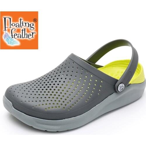 2021 Men Sandals mens LiteRide Hole Shoes Rubber Clogs For Men EVA Unisex Garden Shoes Black Adulto Cholas Hombre