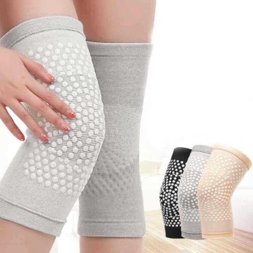 1 Pair Knee Braces For Arthritis Elastic Bandage Self Heating Support Knee Pad Sports Safety Joint Pain Relief Injury Sport Gear