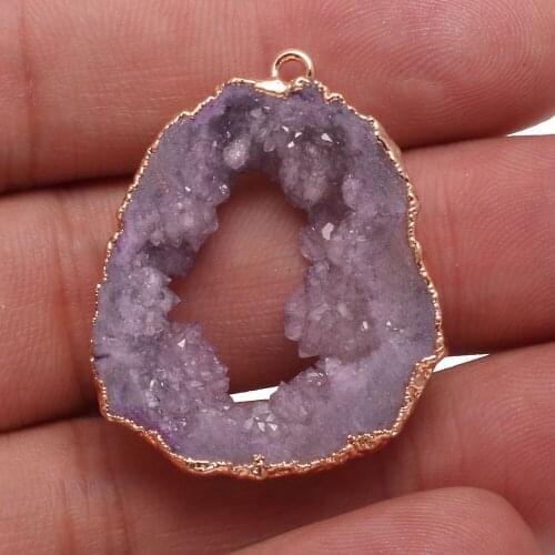 Natural Stone Pendant Irregular Agates For Jewelry Making DIY Necklace Bracelet Anklet Accessory