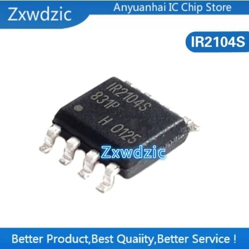 10PCS IR2104S SOP8 IR2104 SOP IR2104STRPBF SMD IR2104SPBF SOP-8 new and original IC