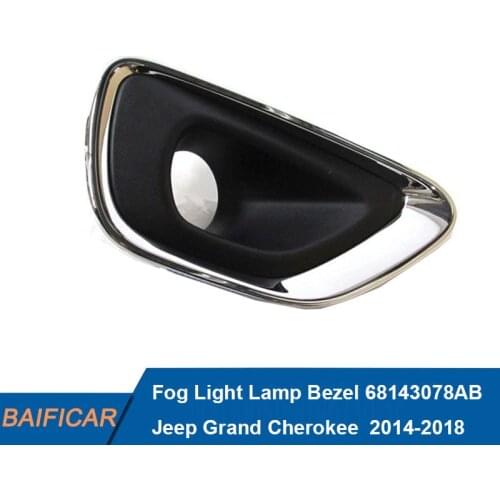 Baificar Brand New Genuine Fog Light Lamp Bezel 68143078AB For Jeep Grand Cherokee 2014-2018