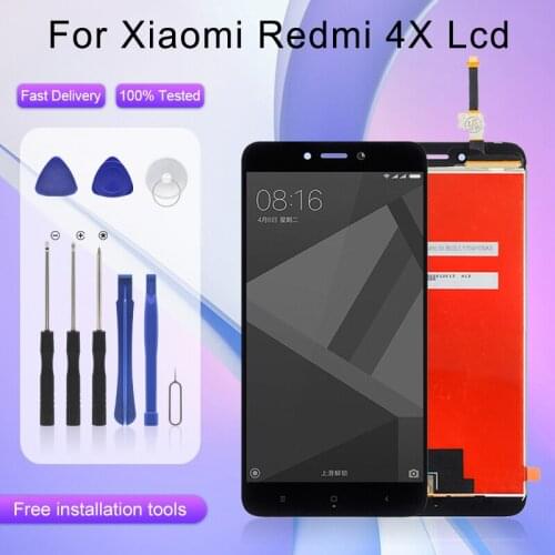 5.0 inch For Xiaomi Redmi 4X LCD Display With Touch Panel Screen Digitizer Assembly Replacement Parts With Frame