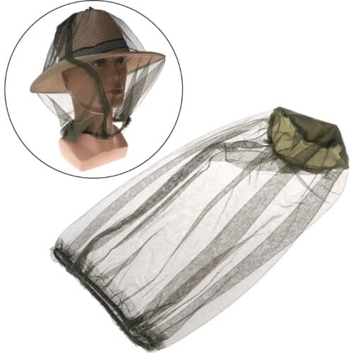 Insect Hat Bee Fly Cover Head Face Neck Protector Mesh Mosquito Beekeeping Net Beekeeping Tools